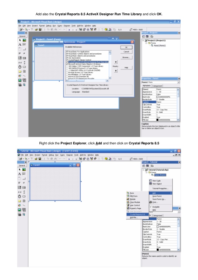 Crystal report 8.5 for visual basic 6.0 free download windows 7